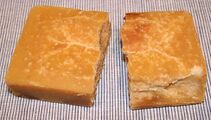 A block of jaggery