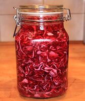 Spicy pickled cabbage