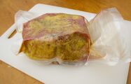 Vacuum sealed and ready for the bath