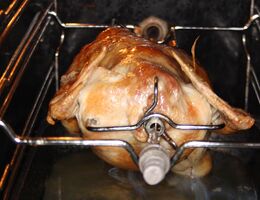How long to cook rotisserie chicken