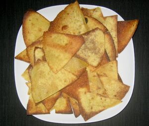 Homemade tortilla chips