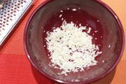 Coarsely grated horsradish root