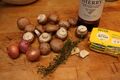 The basic ingredients for duxelles