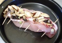 Ready for the oven