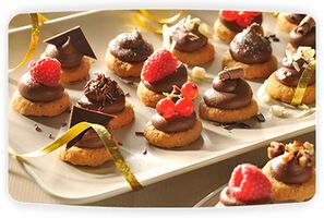 Philadelphia mini chocolate cheesecake bites