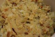 Mashed and mixed, ready to fry