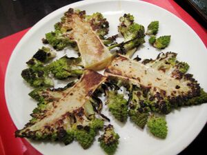 Caramelised Romanesco broccoli