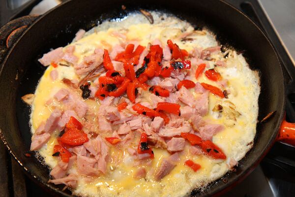 Biarritz omelette, Egg recipe