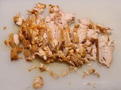 Coconut chilli chicken, sliced