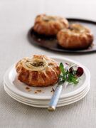 Cheese and onion puff pies