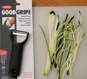 Oxo good grips julienne peeler Cooking Wiki