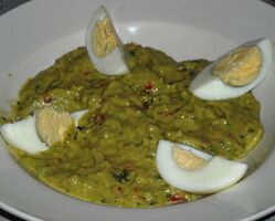Guacamole con aceite de oliva