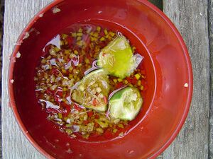 Lime and chili marinade