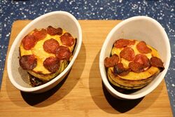 Baked and ready to serve