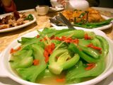 Mustard greens with wolfberries