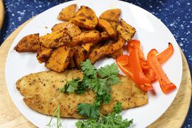 Chili and lime spiced butternut squash