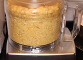 Blending the hummus