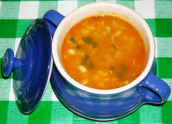 Jani me fasule (Bean soup)
