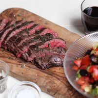 Thyme and Lemon Bavette with Turkish Salad