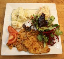 Tex-Mex breaded smoked salmon