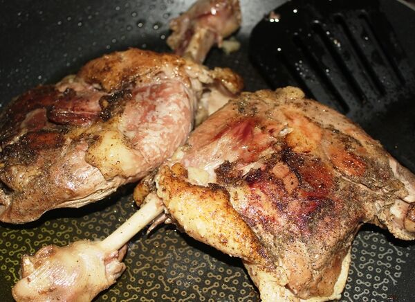 Duck legs, a sous vide recipe