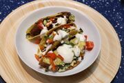 Pulled beef taco shells