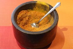 The Powdered spices for homemade vindaloo sauce