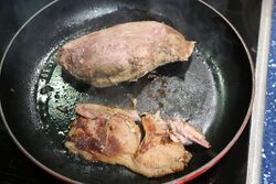 Make sure the bacon is crispy too