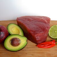 Tuna and avocado ceviche