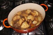 Guinness stew, stewing