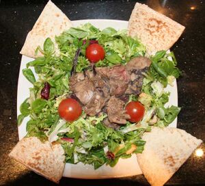 Liver with herbs and sherry vinegar