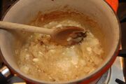 Most of the water boiled off
