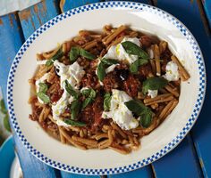 Gluten Free Sicilian sausage pasta
