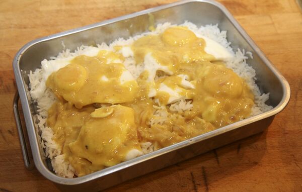Poached eggs, Indian-style, Egg recipe