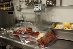 Beef Tenderloin vacuum packed and ready to be cooked sous vide.