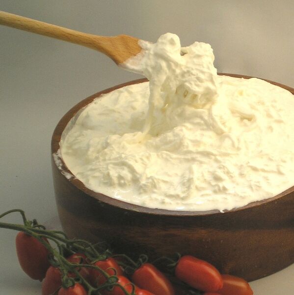 File:Stracciatella di Bufala cheese.jpg