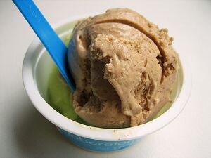 Cinnamon ice-cream