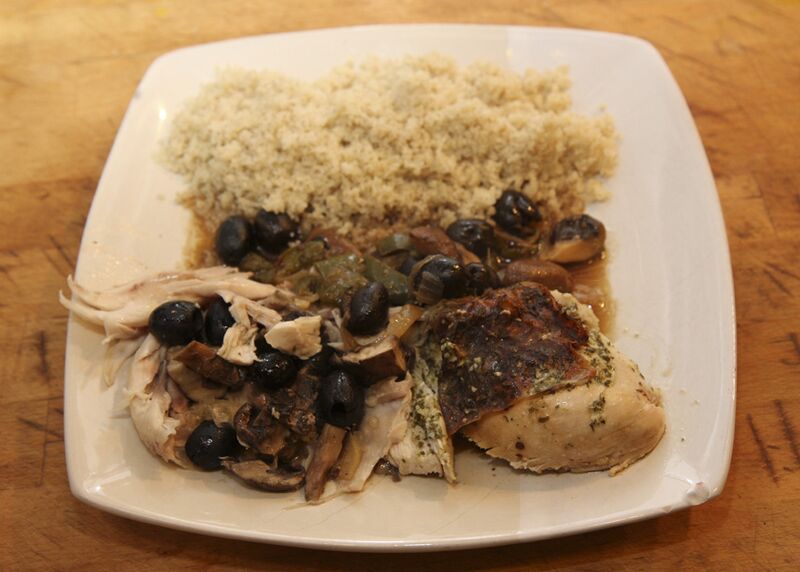 File:Pot Roasted Mediterranean Chicken recipe served.jpg