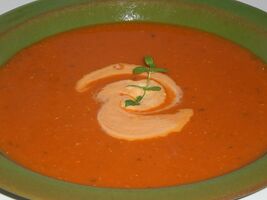 Moroccan Red Lentil Soup with Coriander (V)