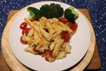 Thumbnail for File:Salami Cheese Pasta Bake using Long Life Ingredients recipe.jpg
