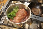 Ready for 3 hours of cooking