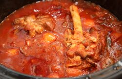 After 5 hours cooking