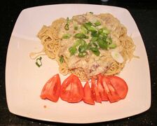 Ham sauce for noodles