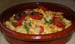 Thumbnail for File:Dragon Cheddar cheese, tomato and chicken papparedelle recipe.jpg