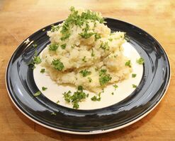 Potato and celeriac mash