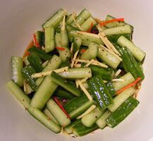 Spicy Sichuan cucumber