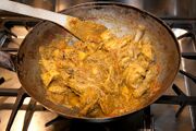 Most of the liquid cooked off