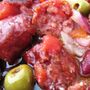 Thumbnail for File:Cuban Style Smoked Sausages with Onions and Olives recipe.jpg