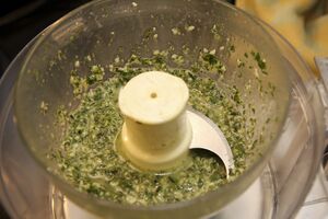 Garlic, olive oil and herb rub, the lazy way