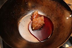 Rhubarb and ginger preserve and ruby port